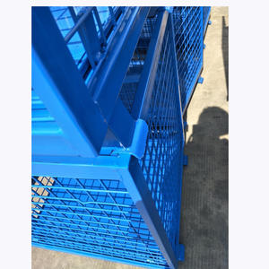 Katlanabilir Ağır Hizmet Tipi Çelik Tel Örgü Rulo Kafes, 500 kg Kapasiteli, Taşınabilir, İstiflenebilir, Güvenlik Tasarımlı, Depo Lojistiği İçin - Product Image 5