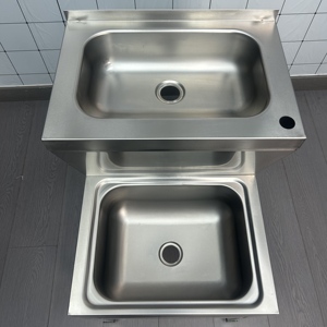 VICTORY KITCHEN Évier de cuisine commercial double en acier inoxydable Lavabo en inox pour hôtels, restaurants et laboratoires - Product Image 5