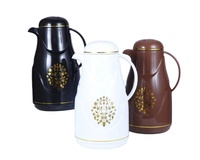 Carafe isotherme colorée à motif Ikat 1000 ml avec revêtement en verre et poignée