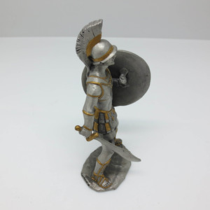 Statuetta Decorativa Spartana in Metallo Finito, Cavaliere Romano Dio della <span class=keywords><strong>Guerra</strong></span>, Eroe Greco - Product Image 4