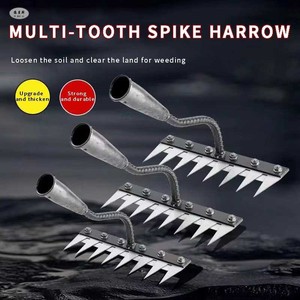 Vente en gros de râteau <span class=keywords><strong>à</strong></span> 6 dents outils de désherbage en acier au manganèse dur ferme familiale outils <span class=keywords><strong>à</strong></span> main pour creuser le sol - Product Image 5
