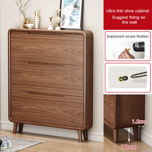 <span class=keywords><strong>Meuble</strong></span> à chaussures moderne en bois avec <span class=keywords><strong>grand</strong></span> rangement pour entrée et usage domestique - Product Image 2