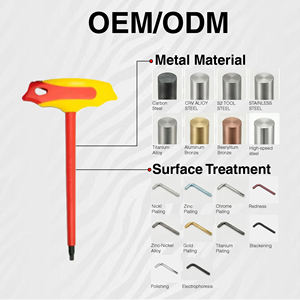 Kunci T Keamanan, Kunci Allen, Kunci Torx, Kunci Hex, Set Kunci Allen Keamanan dengan Kunci Allen Bunga untuk Perbaikan Peralatan Industri - Product Image 3