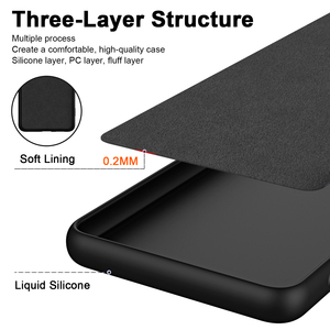 เคสโทรศัพท์มือถือทำจากผ้าไมโครไฟเบอร์สำหรับ Xiaomi poco X3 X4 Pro <span class=keywords><strong>5G</strong></span> ซิลิโคนเหลวผิวเรียบแบบเรียบออกแบบได้ตามต้องการ - Product Image 5