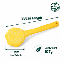 Marteau de massage manuel pour les méridiens, 38 cm, portable, pour soulager le stress corporel, bâton de massage pour le dos, le cou et les épaules
