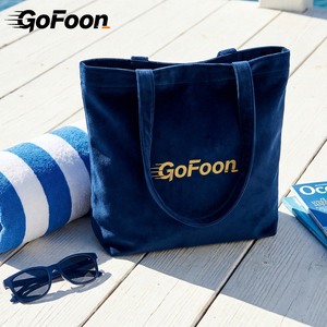 Borsa da Spiaggia Personalizzata con Logo e Branding su Misura, Design in Velluto Riutilizzabile ed Ecologico, <span class=keywords><strong>Extra</strong></span> <span class=keywords><strong>Large</strong></span> per Promozioni - Product Image 3