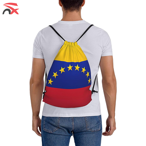 Sac à cordon personnalisé avec logo drapeau du Venezuela, sac de sport, sac à dos de gym, sac à collation pour femmes et hommes, vente en gros - Product Image 5