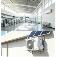 AC Hybrid Tenaga Surya Multizone Deye Multi Split Sistem Pendingin Udara Inverter Bertenaga Surya DC