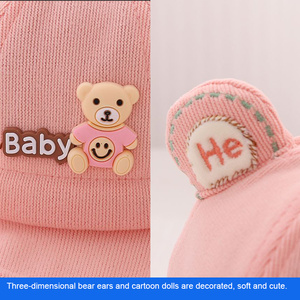 RongGuang vente en gros personnalisé doux confortable velours côtelé enfants Protection solaire seau chapeau pêcheur chapeau pour activités de plein air - Product Image 3