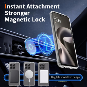 Funda Transparente Magnética Premium de TPU Compatible con Motorola G37 <span class=keywords><strong>Edge</strong></span> 60 G86 G16, con Letras 3D Personalizables y Protección Anticaídas - Product Image 3