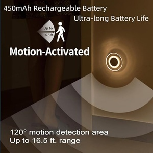 Luz Nocturna Recargable con Sensor de Movimiento, Iluminación LED Regulable para Armario, con Sensor, Recargable por USB, 1200mAh, Luces LED con Sensor - Product Image 2