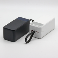 Batterie externe portable haute capacité PD 65W 50000 mAh, charge super rapide avec écran LED, batterie externe pour ordinateur portable pour l'extérieur