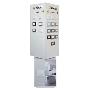 Vimar Plana <b>Wall</b> Switch <b>Display</b> <b>Unit</b> 60x63.5x202.5mm For Retail Showcase - Product Image 1
