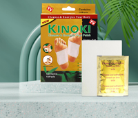 Patchs détoxifiants et déshumidifiants Kinoki pour les pieds : Soulagent la fatigue et améliorent la qualité du sommeil