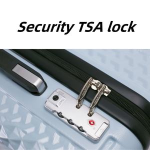 Juego de equipaje de viaje de 360 grados de marca personalizada, maleta rígida de ABS y PC con ruedas, bolsa de maleta unisex - Product Image 5