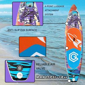 Tabla de Paddle Surf Inflable de 11' con Soldadura en Caliente OEM ODM, Tabla de Paddle Surf Inflable, Tabla de Paddle Surf Inflable ISUP, Tabla de Paddle Surf Suave - Product Image 4