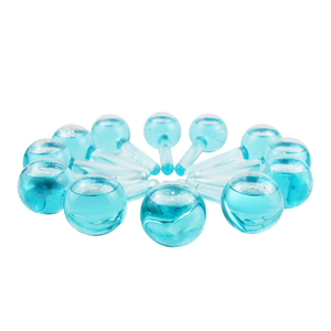Strumenti di <span class=keywords><strong>bellezza</strong></span> a colori personalizzati globo di ghiaccio per massaggiatore viso ridurre gonfiore e mal di testa faccia globi di ghiaccio con glitter - Product Image 6