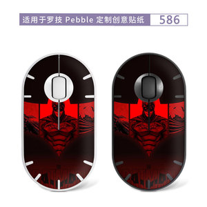 Autocollant de protection ovale pour souris sans fil Logitech Pebble Mouse Skin Batman Design Gaming - Product Image 1