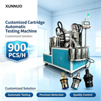 Machine d'essai de résistance à la pression de fuite de cartouches céramiques sanitaires multi-stations entièrement automatique