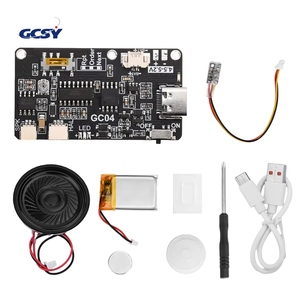 GC04 마그네트론 녹음 카드 무브먼트 창의적인 선물 상자 크리스마스 생일 카드 음악 커버 MP3 다운로드 음성 모듈 TYPE-C - Product Image 4