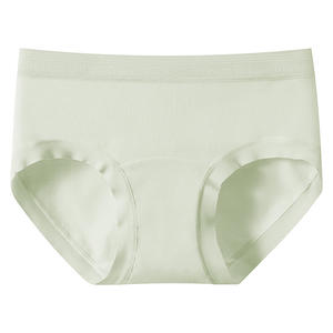 Explosions Ropa Interior Femenina Sólida de Tiro Medio 7A, con Entrepierna de Algodón Antibacteriano, Sin Costuras, Transpirable, Cómoda en la Cintura y Cadera - Product Image 6