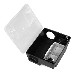 Trampas para ratas ecológicas <span class=keywords><strong>de</strong></span> plástico sólido robusto para interiores y exteriores con tapa que se puede abrir para <span class=keywords><strong>ratones</strong></span> - Product Image 1