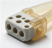 Échantillon de prototype de dispositif médical personnalisé, bloc de localisation chirurgical pour fixateur externe orthopédique, service d'impression 3D