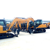 Nouvelle pelle à chenilles chinoise de 7,5 tonnes XE75D à haute efficacité