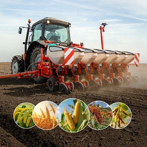 Seminatrice di mais seminatrice agricola automatica a profondità regolabile per piantare arachidi altri semi trapiantatori alti