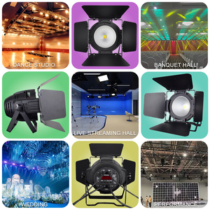 Đèn sân khấu chuyên nghiệp COB <span class=keywords><strong>Par</strong></span> 100W/150W/200W <span class=keywords><strong>LED</strong></span> di động 250W/260W, thân nhôm, ánh sáng trắng ấm, điều khiển DMX512 - Product Image 3