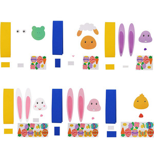 Diadema <span class=keywords><strong>de</strong></span> espuma <span class=keywords><strong>de</strong></span> <span class=keywords><strong>Pascua</strong></span> a granel Máscara Ropa Kits <span class=keywords><strong>de</strong></span> artesanía Conejo Pollito Rana Cordero <span class=keywords><strong>Sombrero</strong></span> Juego <span class=keywords><strong>de</strong></span> imaginación Vestir Fiesta Accesorio Máscara - Product Image 2