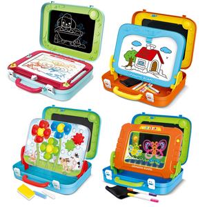 Tableau de <span class=keywords><strong>Dessin</strong></span> Lumineux LED 2-en-1 Portable pour Enfants, Chevalet et Tableau Noir Éducatif pour Tout-petits - Product Image 6