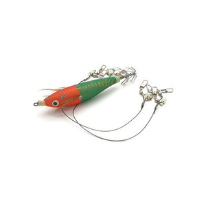 Set di attrezzatura a 1 stadio per calamari neri con ami esche morbide artificiali per pesci d'acqua dolce e pesca al Marlin - Product Image 1