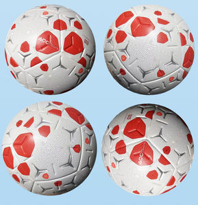 Pallone da Calcio Dikema Personalizzato in Pelle PU Rossa, Misure <span class=keywords><strong>4</strong></span> e <span class=keywords><strong>5</strong></span>, per Allenamento Interno/Esterno, Costruzione Termosaldata Durevole - Product Image 4