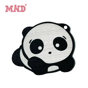 Inteligente Reciclável Personalizável formas animais como panda RFID Bamboo Madeira Nfc Cartão de Visita