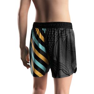 กางเกงขาสั้นออกกำลังกายแบบสั่งทำพิเศษ แห้งเร็ว สำหรับยกน้ำหนัก เสริมสร้างกล้ามเนื้อ วิ่ง บาสเก็ตบอล ผลิตจากโพลีเอสเตอร์ สำหรับผู้ชาย - Product Image 6