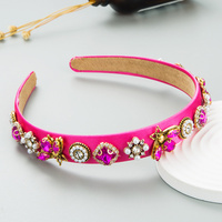 Mode nouvelle abeille Vintage cheveux accessoires fille perle bandeau élégant strass bandeaux pour les femmes