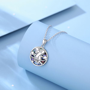 Merryshine รักเกินเวลาและพื้นที่925เงินสเตอร์ลิงหัวใจแม่มุกหอยเป๋าฮื้อสร้อยคอ DIY - Product Image 3
