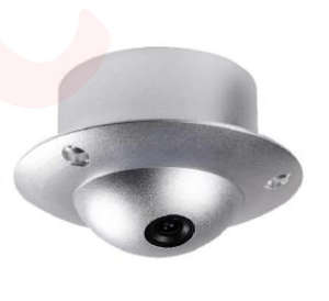 Caméra IP réseau super mini dôme UFO argentée 4MP H.264/H.265 25fps RJ45 grand angle 140 degrés étanche IP66 CMOS - Product Image 2