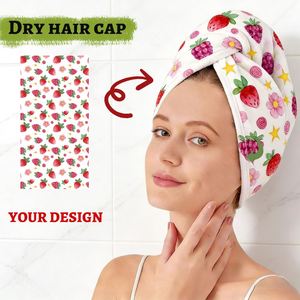 หมวกไมโครไฟเบอร์ขนาดใหญ่ ซึมซับน้ำได้ดี แห้งเร็ว สำหรับผมยาวหนาหยิก - Product Image 1