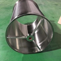 Keilförmiges Drahtgewebe für Johnson Rotationstrommelfilter |   SS304 316L Kontinuierlicher Schlitz für Abwasser Fest-Flüssig-Trennung
