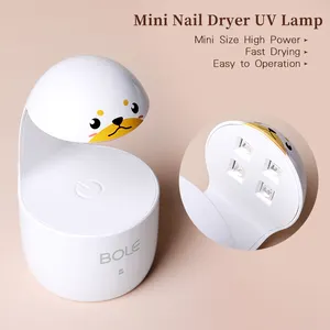 8 Wát Trắng Mini Nail Lamp UV Gel Polish Chữa Máy Sấy Móng Tay Uv Đèn Led