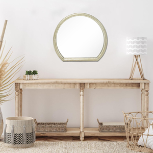 New Design <strong>Oak</strong> Wooden Frame Decorative <strong>Mirror</strong> for Living Room Modern Luxury Home Decoration <strong>Round</strong> Wall <strong>Mirror</strong> - Product Image 5