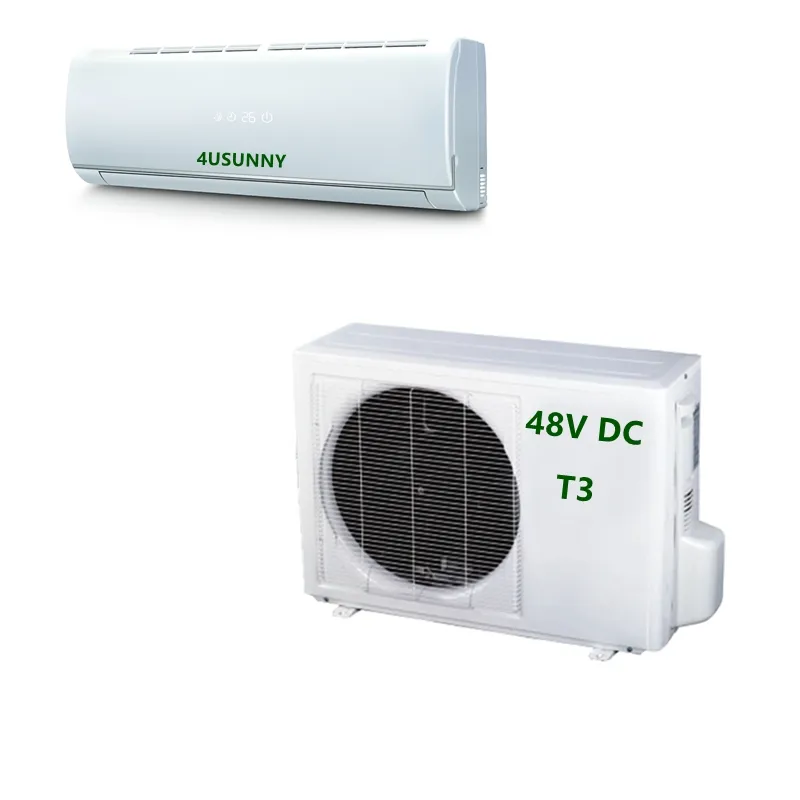 Mini Split Ac Fabrikant 48V Dc Zonne-energie Airconditioner Goede Prijzen 48V Dc Off Grid Solar Air conditioners