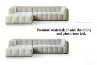 Canapé modulaire inclinable style Mario Bellini en tissu bouclé, canapé sectionnel pour villa, économisez 80% sur les frais de livraison