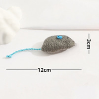 Vente populaire Mini jouets de jeu drôles pour chats souris en peluche attirer des jouets en peluche 4 couleurs Pet chat mâcher souris jouet