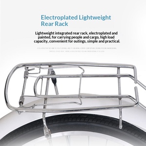 <span class=keywords><strong>Bicicleta</strong></span> Urbana para <span class=keywords><strong>Mujer</strong></span>, Estilo Coreano, 24/26 Pulgadas, Cuadro <span class=keywords><strong>de</strong></span> Acero <span class=keywords><strong>de</strong></span> Alto Carbono, <span class=keywords><strong>con</strong></span> Canasta, para Uso Diario en la Ciudad - Product Image 2