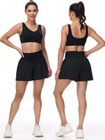 Shorts de sport fluides et athlétiques pour femmes, idéaux pour la gym, l'entraînement, la course, avec poches, taille haute, style décontracté, vêtements d'été