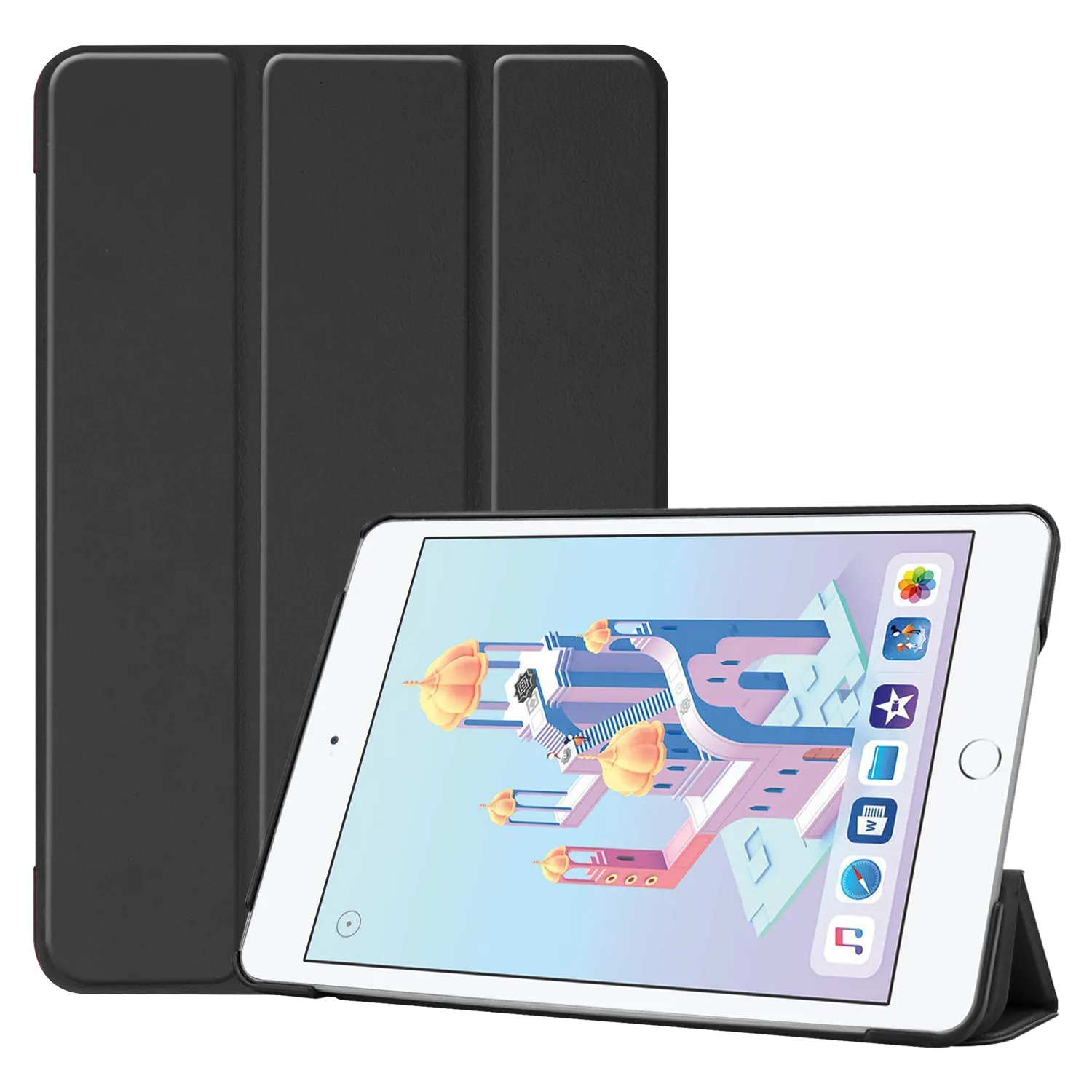 Caso Tablet Angoli Anti Caduta Pc Cuoio Dell'unità di elaborazione di 8 pollici 5rd generazione Tabella di Copertura per Apple iPad Mini5 mini4 2019 8 pollici