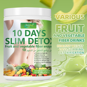 Suplemento a base de hierbas de batido desintoxicante delgado de 10 días personalizado supresor del apetito de fibra alta soporte de metabolismo quemagrasas OEM ODM - Product Image 2